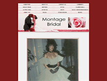 Tablet Screenshot of montage-bridal.com